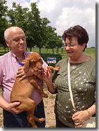 CARLO CON MOGLIE E GINGER  GIUGNO 2013